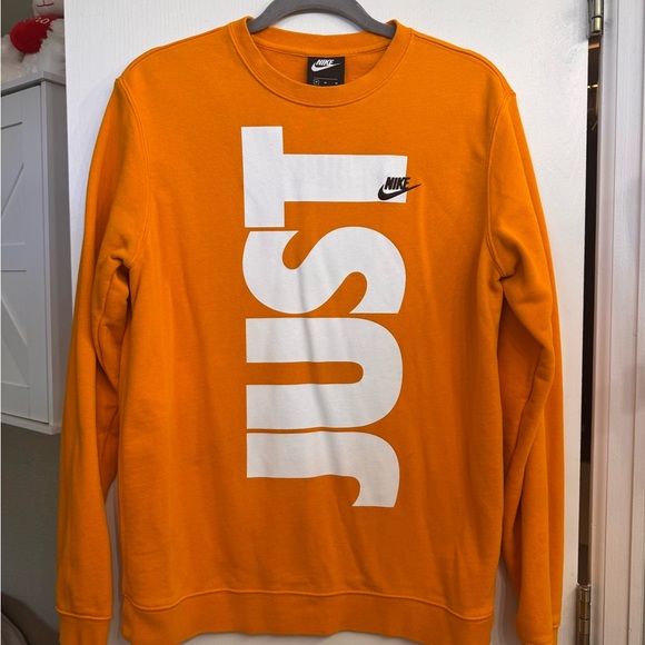 Nike Other - Nike Men's Bold Orange Crewneck Sweater
